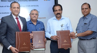 CSIR-IMTech and CSIR-IITR signed a tripartite MOU with VSSC